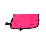 Gekleurd kalverdekje | roze | rug 74 cm